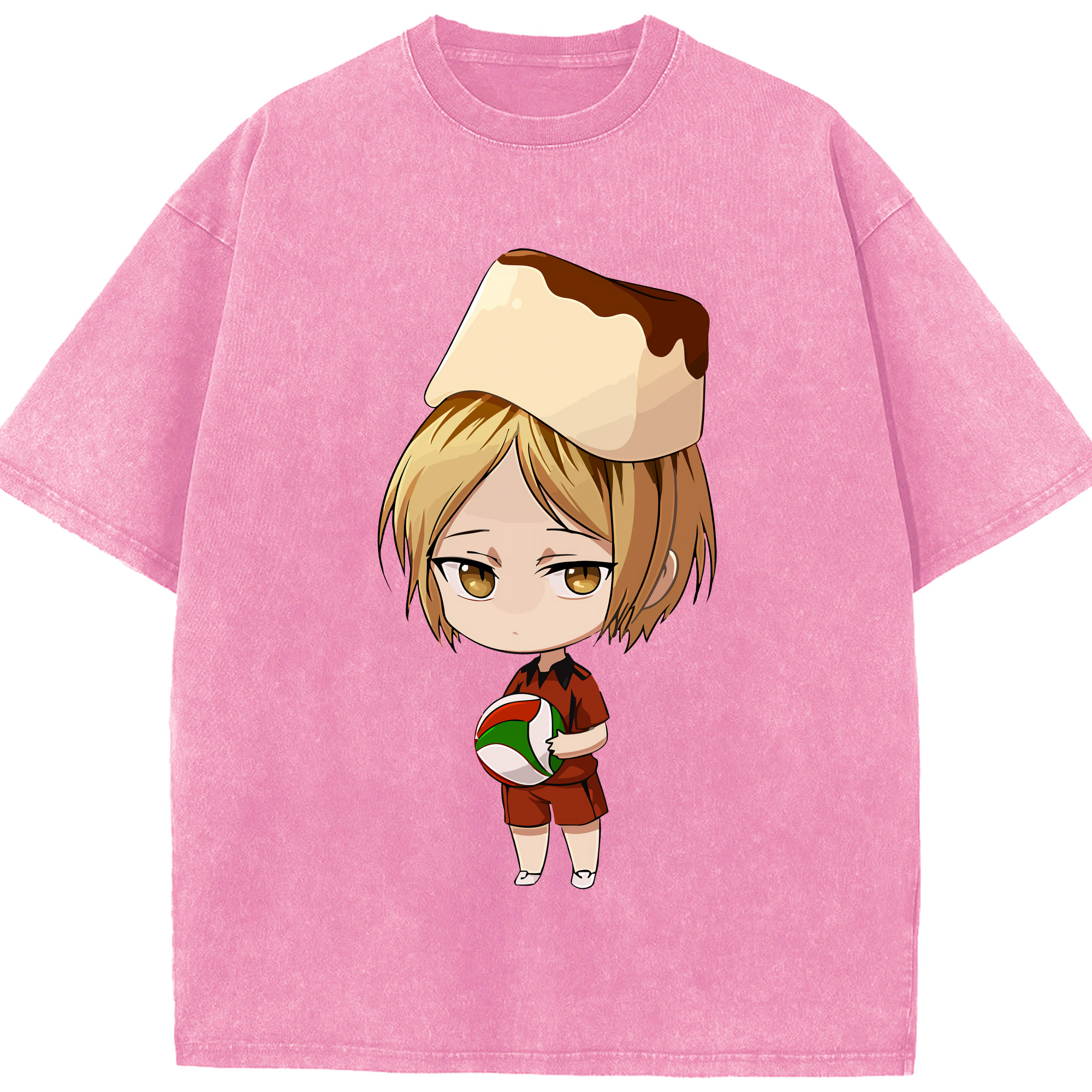 （画像用） ハイキュー!! Haikyu!! 綿100% ヴィンテージ風 半袖Tシャツ（フロントプリント）
